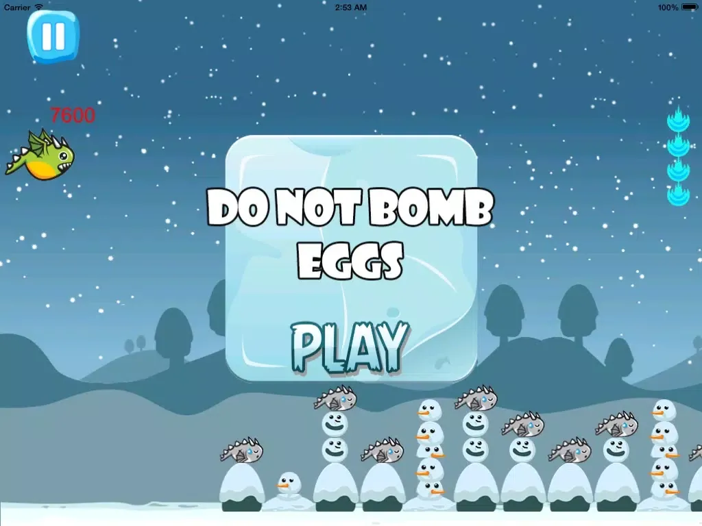 Zrzuty ekranu Ice Dragon - Let the Bombs Fall iPad 