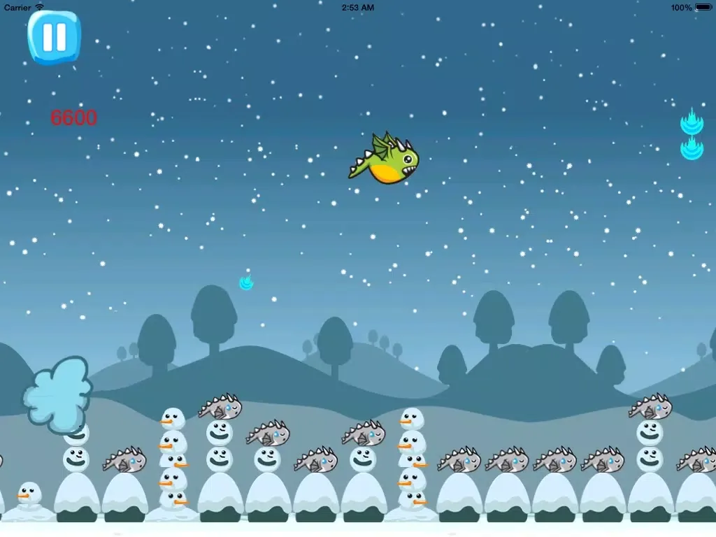 Zrzuty ekranu Ice Dragon - Let the Bombs Fall iPad 