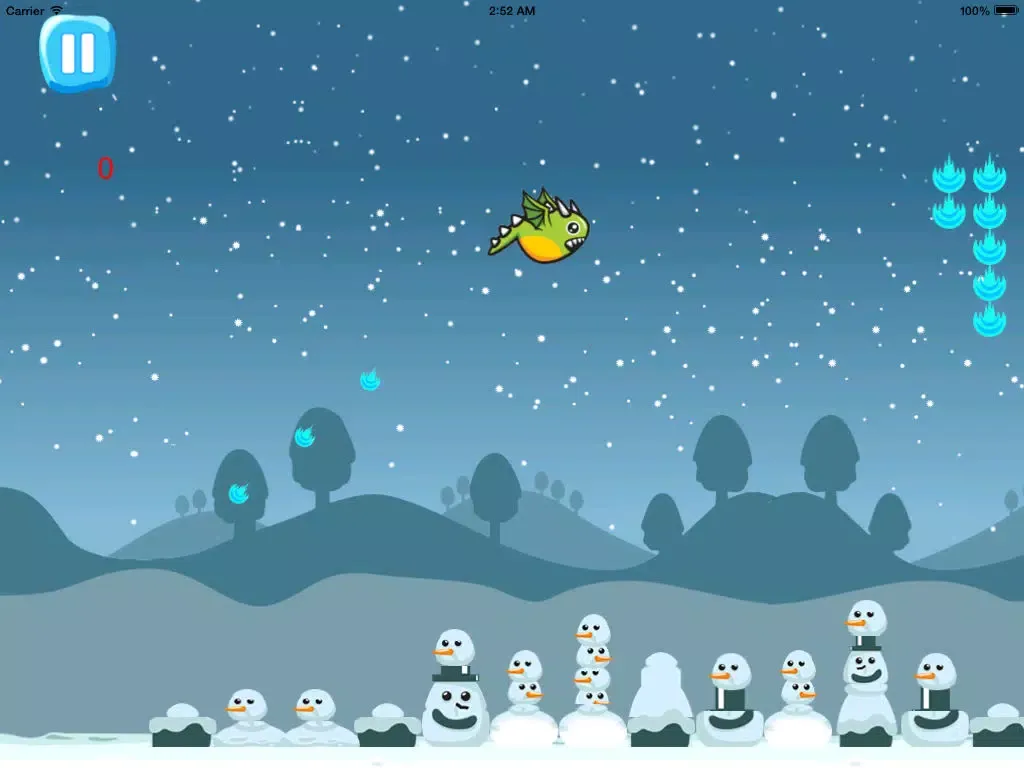 Zrzuty ekranu Ice Dragon - Let the Bombs Fall iPad 