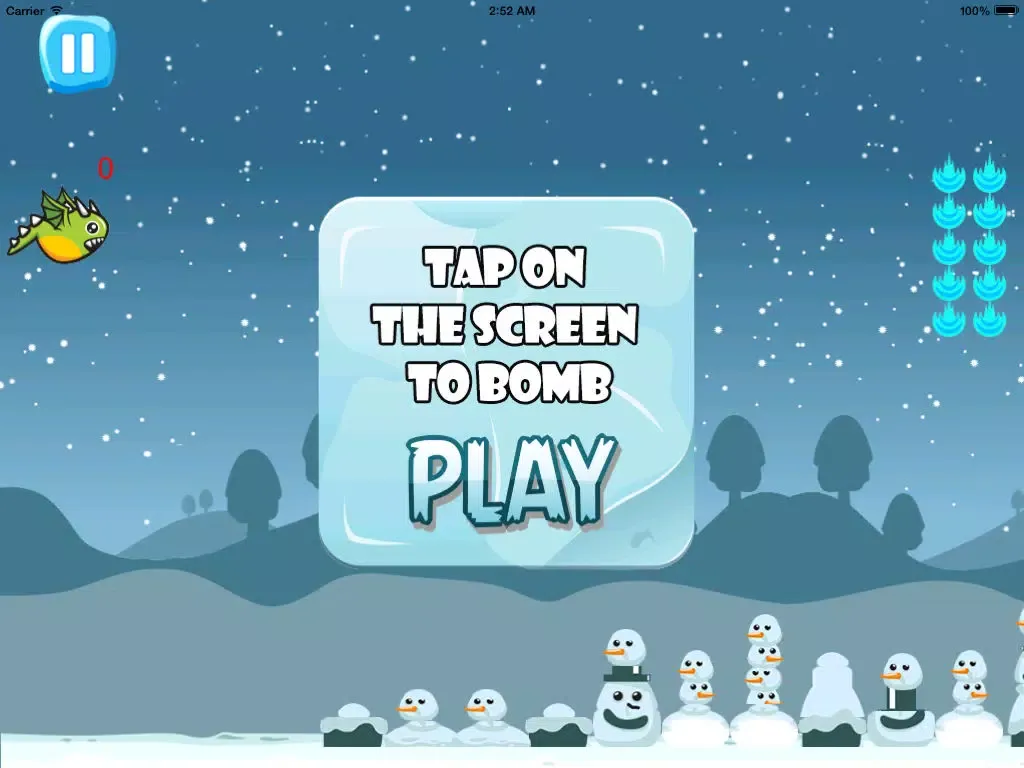 Zrzuty ekranu Ice Dragon - Let the Bombs Fall iPad 
