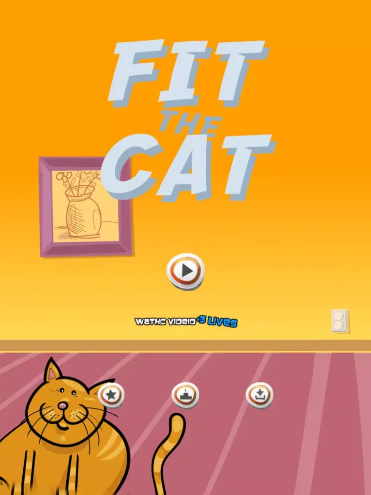 ภาพหน้าจอของ Fit The Cat - Lose Some Weight Fat Kitty iPad 