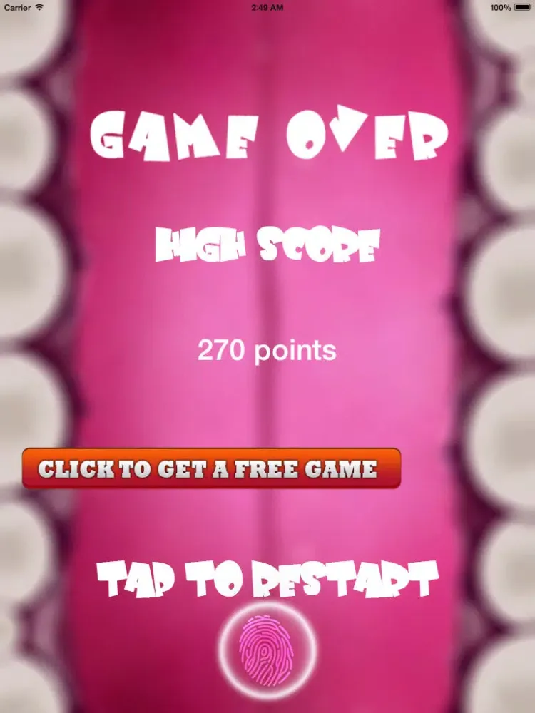 Germ Freak 2 - Clean Teeth Contest iPad  स्क्रीनशॉट