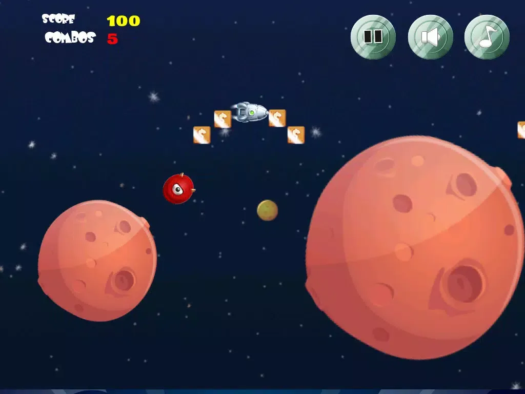 Space Monster - Bounce through the Universe from Mars to Jupiter iPad  Ekran Görüntüleri