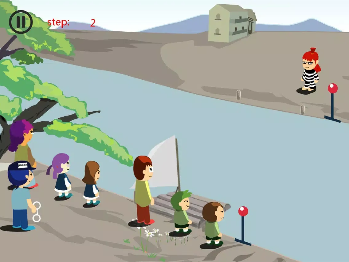 Tangkapan skrin Crossing the river2 - a casual strategy game iPad 
