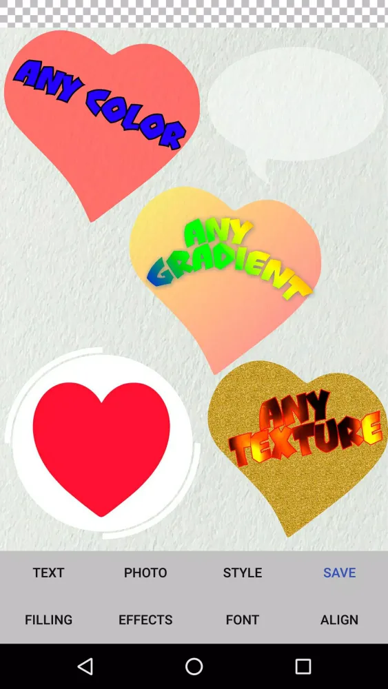 Capturas de pantalla de Text on the picture 2.0
