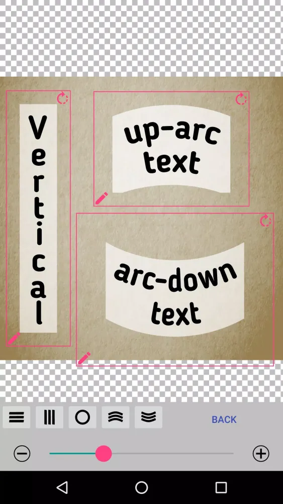 Capturas de pantalla de Text on the picture 2.0