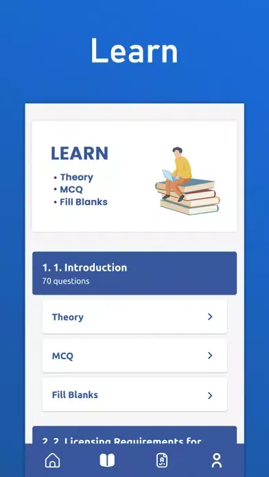 تصاویر SERU test MCQ, Blanks, Theory