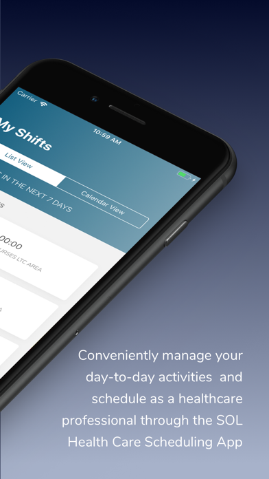 تصاویر SOL: Health Care Scheduling