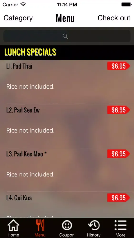 Ảnh chụp màn hình của Boon See Thai Kitchen