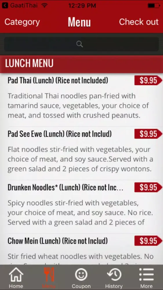 Rocharin Thai Bistro应用截图