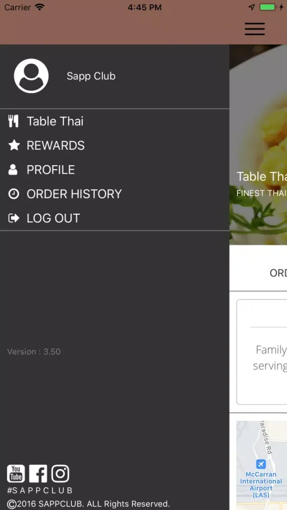 Captures d'écran de Table Thai