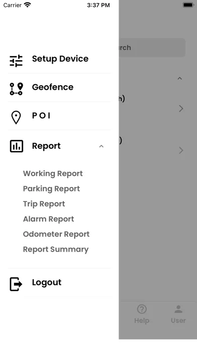 Ảnh chụp màn hình của IDTRACK