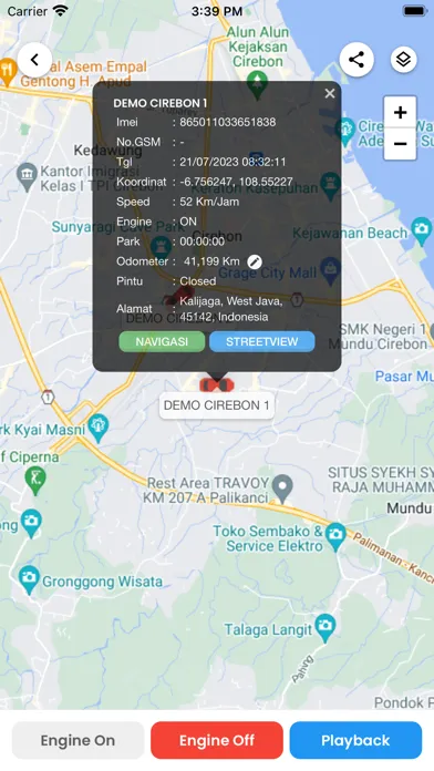 Ảnh chụp màn hình của IDTRACK
