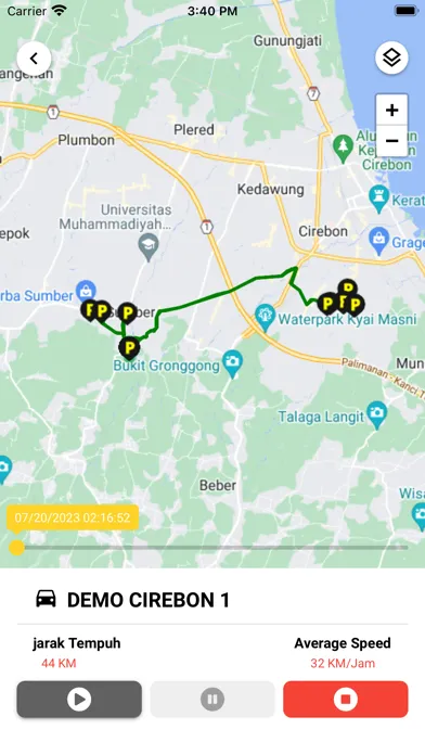 Ảnh chụp màn hình của IDTRACK