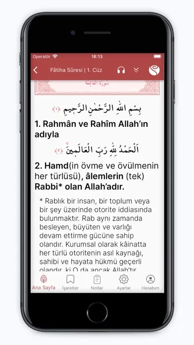 Screenshot di Kur'ân Feyzül Furkan