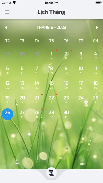 Скриншоты Vietnamese Catholic Calendar