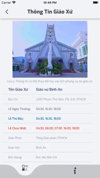 Скриншоты Vietnamese Catholic Calendar