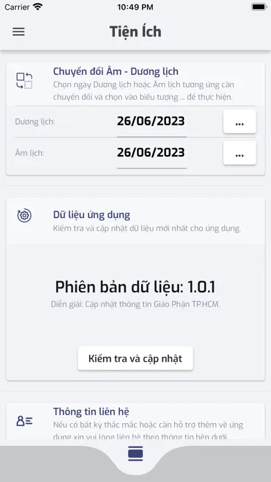 Скриншоты Vietnamese Catholic Calendar