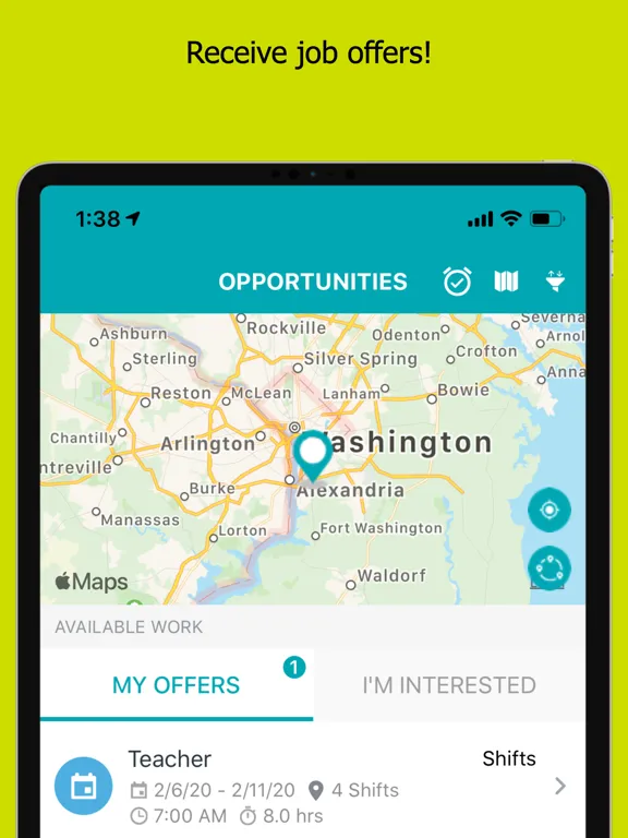 Alignstaffing iPad  سکرین شاٹس
