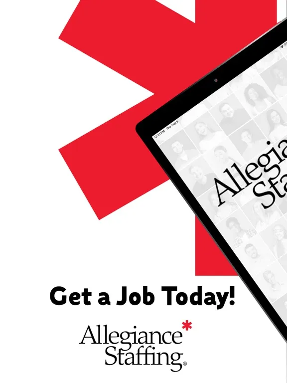 Zrzuty ekranu Allegiance Staffing iPad 