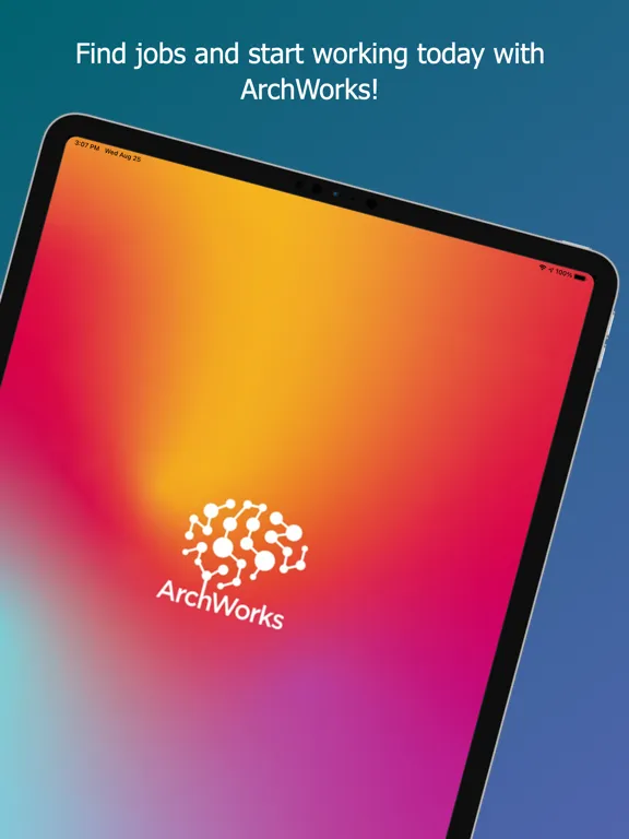 Tangkapan layar ArchWorks iPad 