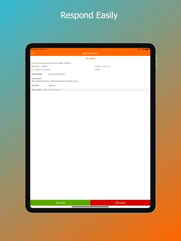 EMBERS Canada iPad  Ekran Görüntüleri