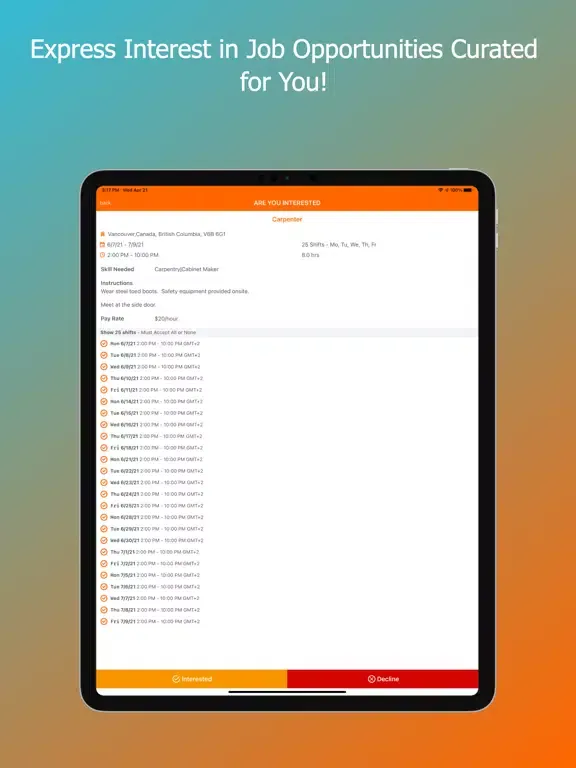 EMBERS Canada iPad  Ekran Görüntüleri
