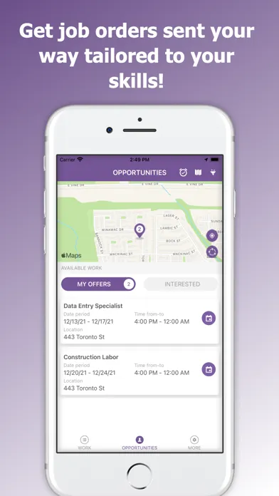 Capturas de pantalla de Employment Solutions 24/7