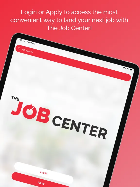 Capturas de tela do The Job Center iPad 