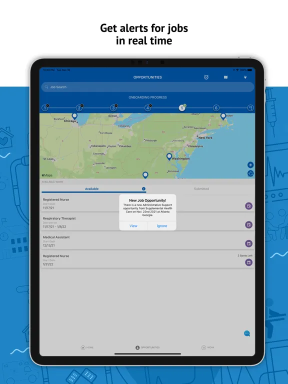 Captures d'écran de SHC WeConnect: Healthcare Jobs iPad 