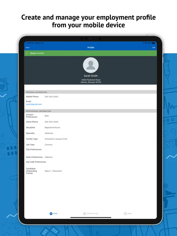 Captures d'écran de SHC WeConnect: Healthcare Jobs iPad 
