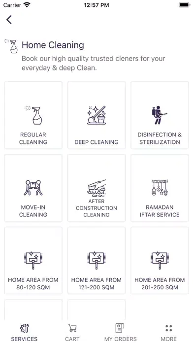 Capturas de tela do FM PLUS+ Services Management
