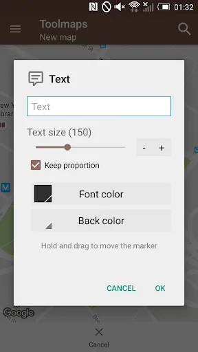 Capturas de tela do Tools for Google Maps