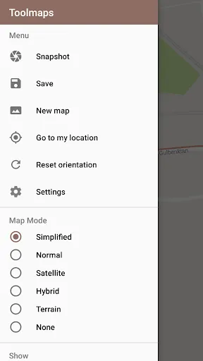 Capturas de tela do Tools for Google Maps