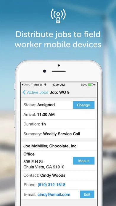 Ảnh chụp màn hình của SB for ServiceCEO