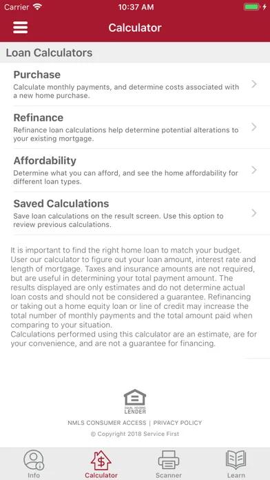 Lending Hub Screenshots