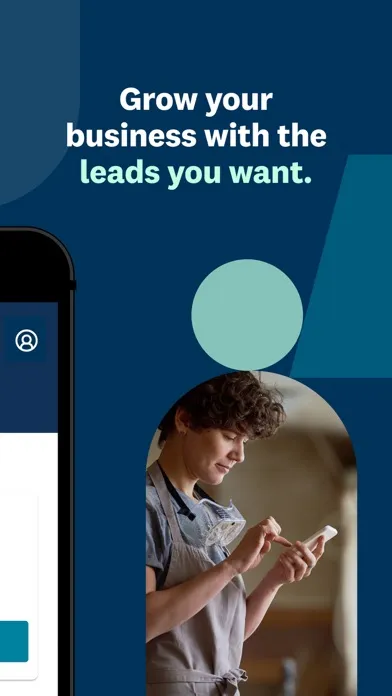 ภาพหน้าจอของ Angi Pro Leads