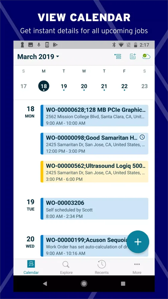 ServiceMax Go Screenshots