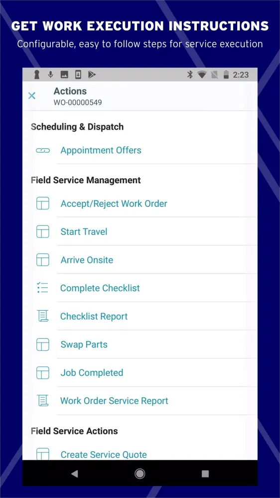 ServiceMax Go Screenshots