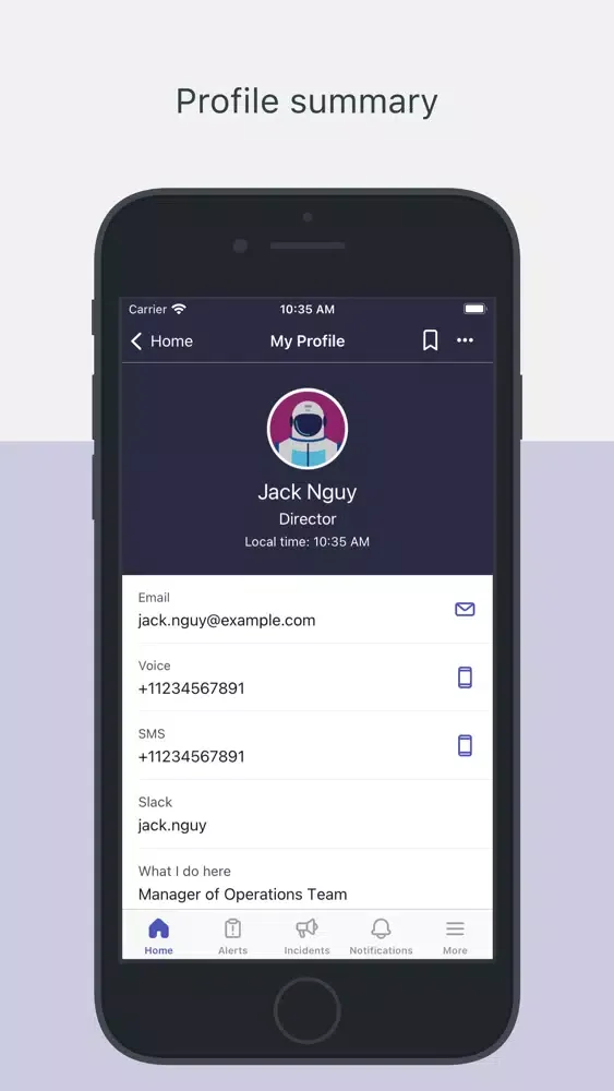 Ảnh chụp màn hình của Lightstep Incident Response