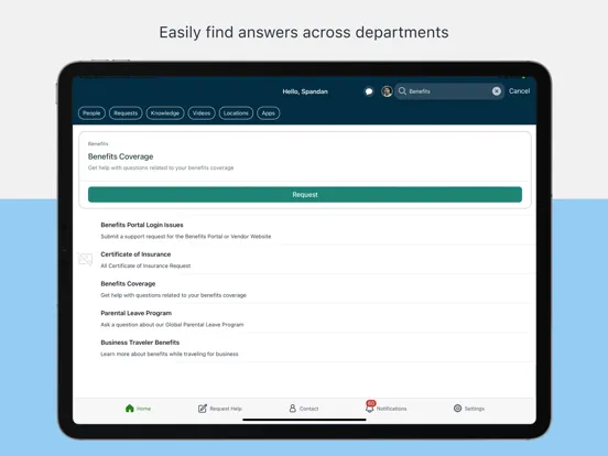 My ServiceNow iPad  স্ক্রিনশট