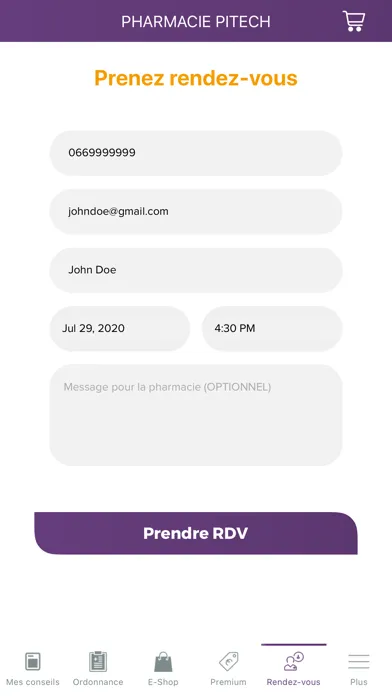 Captures d'écran de NextyPharm