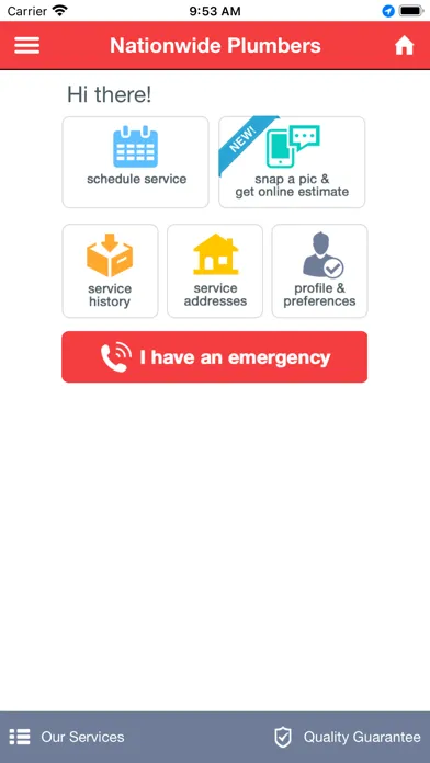 Screenshot di Nationwide Plumbers