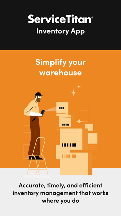 Capturas de tela do ServiceTitan Inventory