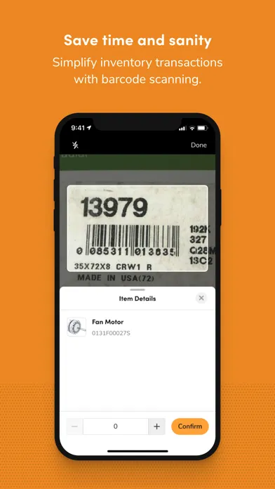 Ảnh chụp màn hình của ServiceTitan Inventory