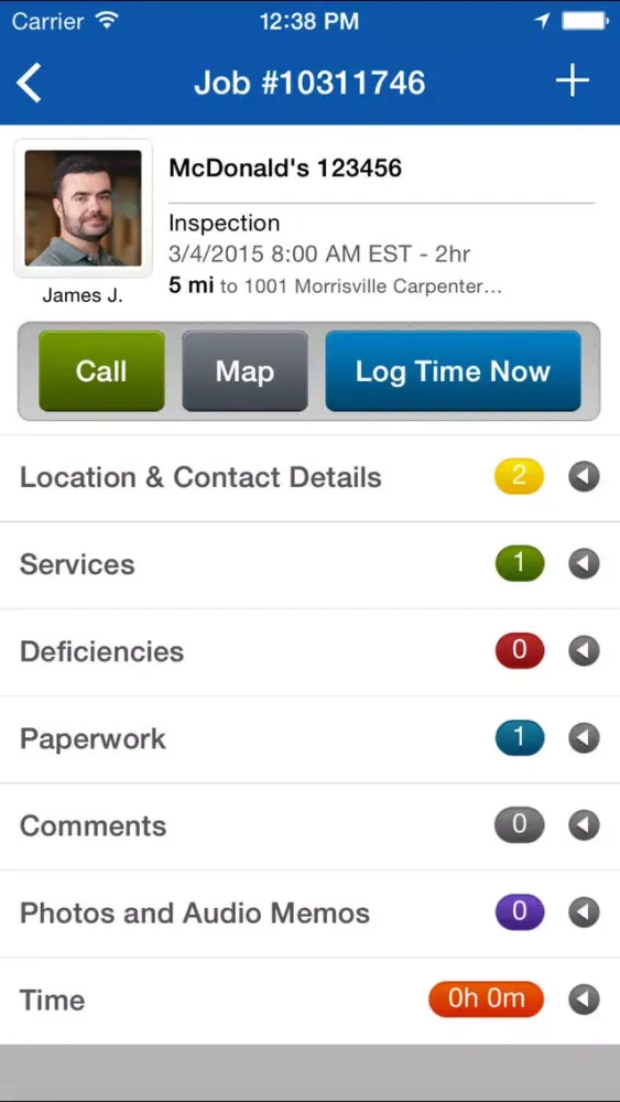 ภาพหน้าจอของ ServiceVision