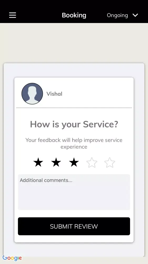 ภาพหน้าจอของ serviceX professional