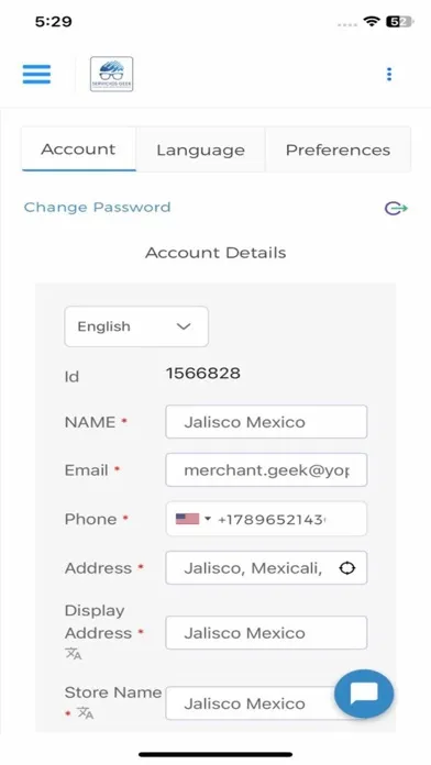 Servicios Geek Merchant Screenshots