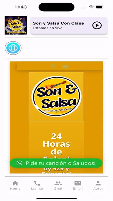 Tangkapan layar Son y Salsa Con Clase
