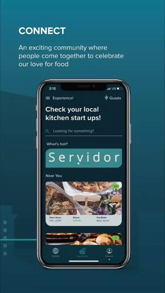 Ảnh chụp màn hình của Servidor